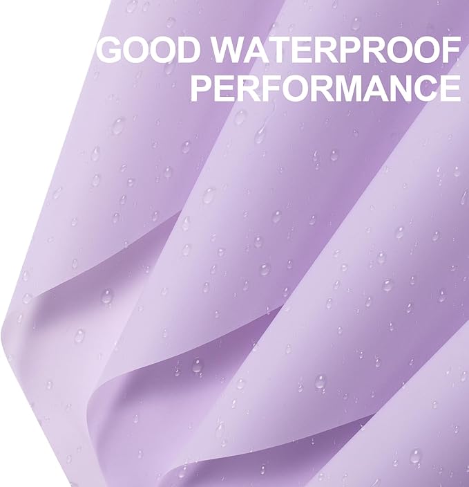 WRAPAHOLIC 20 Sheets Flower Wrapping Paper - 22.4 x 22.4 inch Pure Light Purple Water-Resistant Floral Bouquet Wrapping Paper, Florist Supplies Packaging for Wedding Birthday Gift DIY