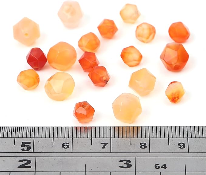 Faceted Natural Sunstone Stone Round Beads 8mm 36cm/Strand for Jewelry Making