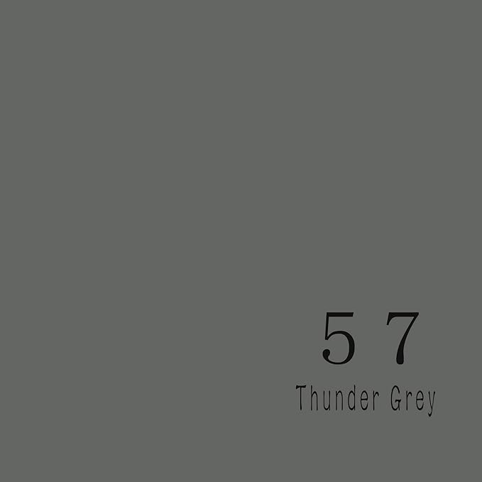 Huamei Seamless Photography Background Paper, Photo Backdrop Paper Roll for Photoshoot, Video and Streaming #57 Thunder Grey (6.8x16 Feet, Thunder Grey)