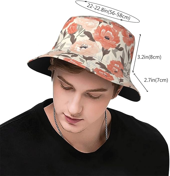 Bucket Hats Fashion Sun Cap Packable Outdoor Fisherman Hat for Women and Men Travel
