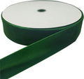 10 Yards Velvet Ribbon Spool (Green, 2")
