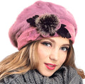 VECRY Women's 100% Wool Bucket Hat Felt Cloche Beret Dress Winter Beanie Hats