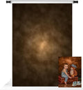 Kate 6.5x10ft Brown Photography Backdrop Abstract Headshot Painted Canvas Background Portrait Backdrop for Photographer