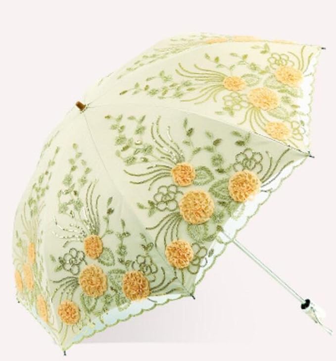 Honeystore Flower Lace Parasols for Wedding Party Lace Bridal Umbrella