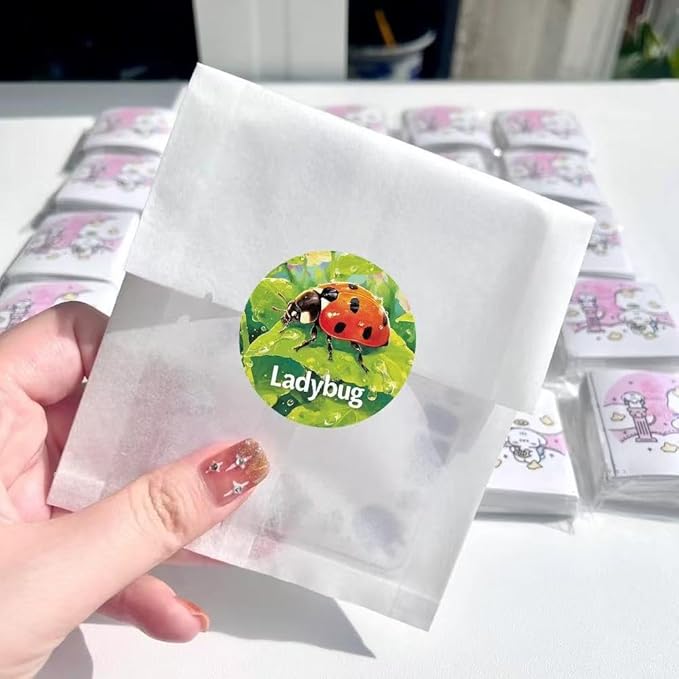 1000 Pcs Insect Animals Stickers for Kids Classroom Boys Girls School Adults. 2 Roll 1 Inch Bug Stickers Bulk Gift Party Favors. Scrapbook Nature Sticker Packs for Water Bottles Phone Case Laptop