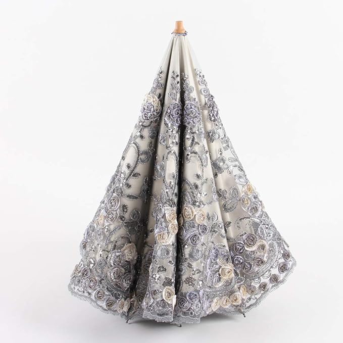 Honeystore Flower Lace Parasols for Wedding Party Lace Bridal Umbrella