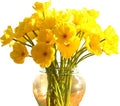 10 PCS High Quaulity Fresh Artificial Mini Real Touch PU/Latex Corn Poppies Decorative Silk Fake Artificial Poppy Flowers for Wedding Holiday Bridal Bouquet Home Party Decor (Yellow)