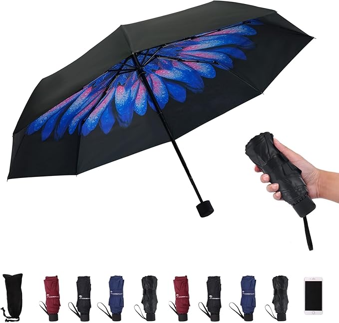 SY COMPACT Travel Umbrella - Lightweight Portable Mini Compact Umbrellas-Factory Outlet Shop