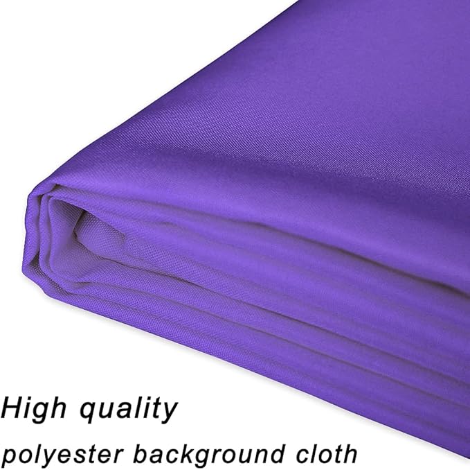 GFCC Purple Backdrop - 8FTX10FT Purple Photo Backdrop for Photoshoot Background for Photography Screen Video Recording Picture Background