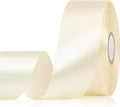 Ivory Ribbon 1-1/2 Inch 30 Yards Cream Satin Ribbon for Flower Bouquet, Fabric Ribbon for Gift Wrapping Crafts Hair Accessories Sewing Wedding Christmas