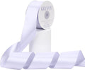 Lilac Mist Satin Ribbon, Double Faced 1-1/2 Inch X 50 Yards Lilac Mist Ribbon, Premium Satin Ribbon for Gift Wrapping, Crafts, Hair Bow Making, Sewing, Flower Bouquet, Wedding Party Decor