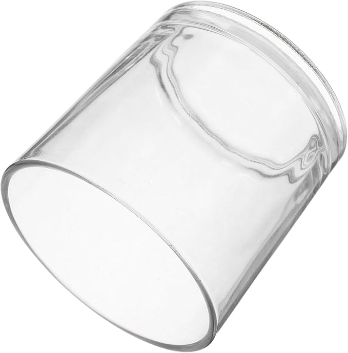 Cylinder Glass Vase for Flower Arranging and Hydroponic Plants Transparent Smooth Surface Floral Holder for Home Decor Stable Glass Candle Holder Alternative for Wedding