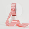 MEEDEE Blush Satin Ribbon 1-1/2 Inch Blush Pink Ribbon Lux Double Faced Satin Ribbons by 50 Yards Polyester Satin Ribbons for Crafts, Weddings, Flower Bouquet, Holiday Decorating