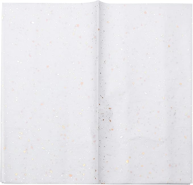 MOLUCKFU 10Pcs Metallic Foil Dot Flower Wrapping Paper DIY Packaging for Bouquets Wrap Seasonal Floral Craft Supplies