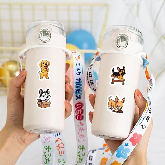 1000 Pcs Dogs Stickers Bulk 2 Roll 1 Inch,Funny Cartoon Puppy Pet Stickers for Kids Classroom Boys Girls School Students.Cute Animal Sticker Pack Gift for Party Favors Book Water Bottles Laptop