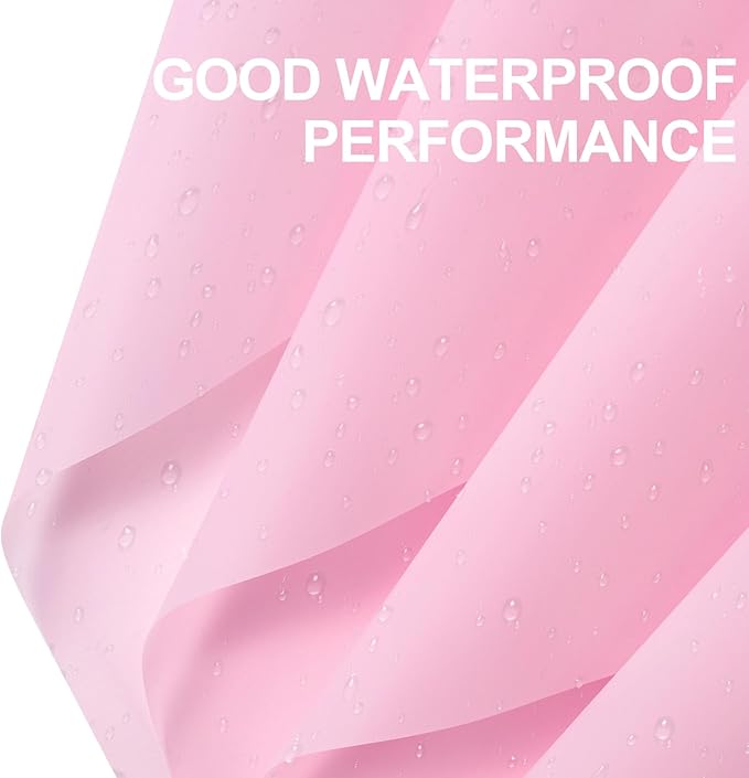 WRAPAHOLIC 20 Sheets Flower Wrapping Paper - 22.4 x 22.4 inch Pure Light Pink Water-Resistant Floral Bouquet Wrapping Paper, Florist Supplies Packaging for Wedding Birthday Gift DIY