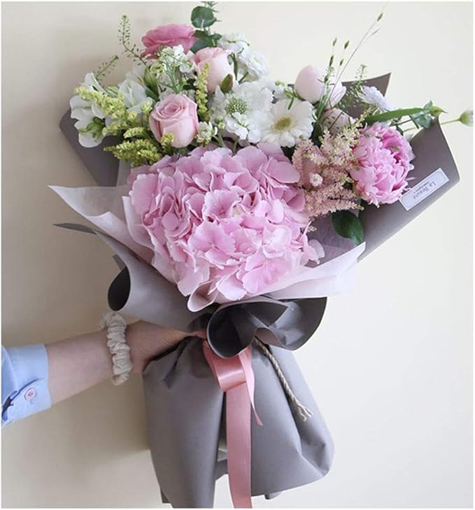 FWSA WRAPS Flower Wrapping Paper Roll Korean Floral Bouquet Packing Supplies Waterproof Fresh Flowers Gift Packaging Marterials (COLOR 7) 22.8 x 396 inches