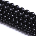 75PCS 10MM Natural Stone Shungite Beads Crystal Loose Beads for Jewelry Making DIY Bracelet