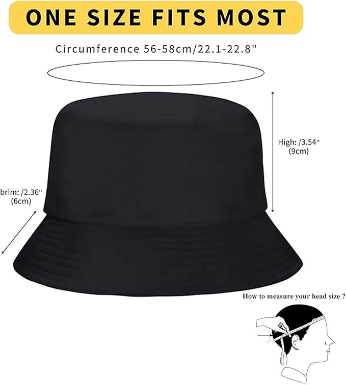Rosoz 1 & 2 Pack Bucket Hat for Women Men Summer Travel Beach Sun Hat Outdoor Cap Unisex Bucket Hats