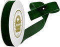 Dark Green Velvet Ribbon - 1 inch x 10 Yards for Gift Wrapping, Crafts, Christmas Decor, Bow Making, Vintage Fabric