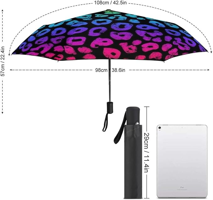 3 Fold Car Umbrella Folding Portable Automatic Umbrella Sunny Rain Sunscreen