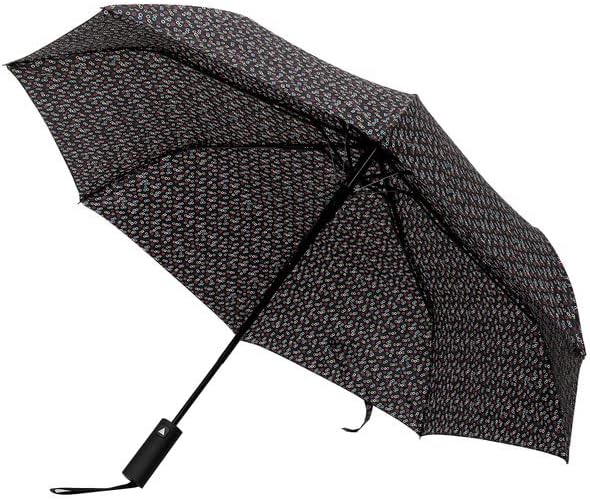 Nollia Windproof Automatic Travel Umbrella, Compact Portable with Reinforced Ribs for Sun & Rain