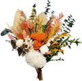 Natural Dry Bouquets, Mixed Preserve Bouquet, Dried Pampas Grass, Palm Leaf, Preserve Hydrangea, Etc., Bohemian Home Office Wedding Decoration, DIY Flower Arrangement