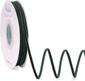 Ribbli Dark Green Velvet Ribbon 1/8 Inches Continuous 25 Yard Spool Green Christmas Ribbon for Gift Wrapping Crafts Home Decor