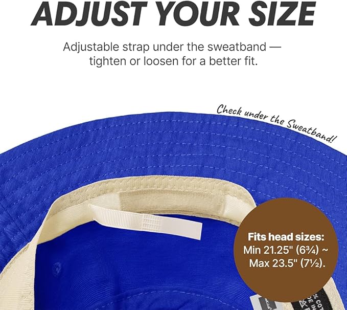 Hot Summer Bucket Hat - Trendy Cotton Sun Hat for Beach, Golf, Fishing - Fun Outdoor Vacation Boonie for Men and Women
