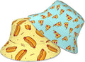 Hat Reversible Fisherman Hats Double Sided Wearing for Women Men Boys Girls