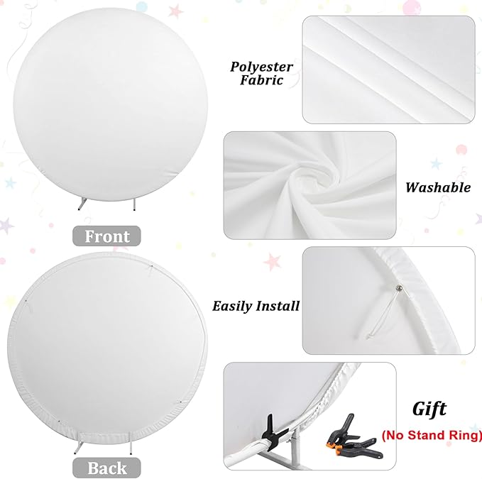 Renaiss 4x4ft Red Rose Round Backdrop Covers for Photoshoot Girls Women Portrait Crimson Flowers Flowerbed Photography Background Wedding Bridal Baby Shower Birthday Party Decor Photo Booth Prop