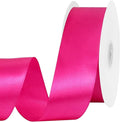 Hot Pink Ribbon 1-1/2 Inch 60 Yards Pink Christmas Decor Satin Ribbon for Flower Bouquet Gift Wrapping Bows Crafts Wedding Holiday Decorations