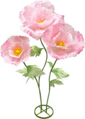 Giant Artificial Flowers for Decoration, Huge Birthday Party Mother's Day Valentine Backdrop with Standing Base Store Window Display Wedding Reception Banquet Ceremony Floral Decor, Light Pink