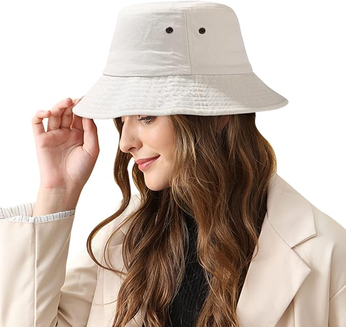 Malaxlx Unisex Bucket Hat Summer UPF 50+ Sun Protection Outdoor Beach Fishing Travel Hiking Hat