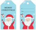 Andaz Press Christmas Holiday Season Classic Gift Tags, Merry Christmas to from Classic Favor Tags, Happy Santa Claus Design, for Holiday Events, Parties, and Favors, 60-Pack