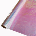 CMFYHM Iridescent Cellophane Wrap Roll I 34 In X 50 Ft I Rainbow Cellophane Roll, Rainbow Wrapping For Baskets,Gifts, Treats,Birthday Wedding Floral, Party Arts Crafts Decoration