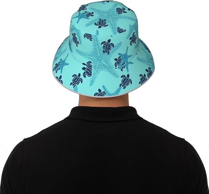 Hat Reversible Fisherman Hats Double Sided Wearing for Women Men Boys Girls