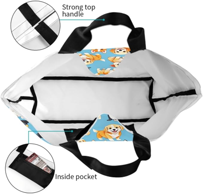 Shoulder Bag Large Reusable Eco-friendly Shopping Bags Portable Storage Handbag