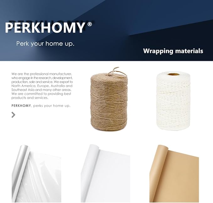 PerkHomy Colored Cellophane Wrap Roll 16" x 100' 3 Mil Thick Cellophane For Gift Basket Treats Goodie Wrapping Craft Flower Bouquet Plastic (Silver, 100ft (16in Width))