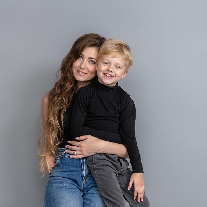 Kate Seamless Paper Backdrop for Photography Light Gray Photo Backdrop Paper (53''x32.8' Pursuit Grey)