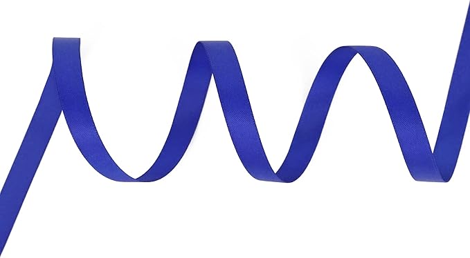 MEEDEE Royal Ribbon 3/8 Inch Double Faced Satin Polyester Ribbon, 100 Yards, Royal Blue, Perfect for Gift Wrapping, Crafts, Wedding, Baby Shower, Holidays, Parties