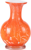 KAMMAK Colored Glass Vase, Beautiful Hand Blown Decorative Vase, Modern Art Vase for Flower Mantle Dining Table Centerpiece, Entryway Living Room Wedding Decoration, HR004
