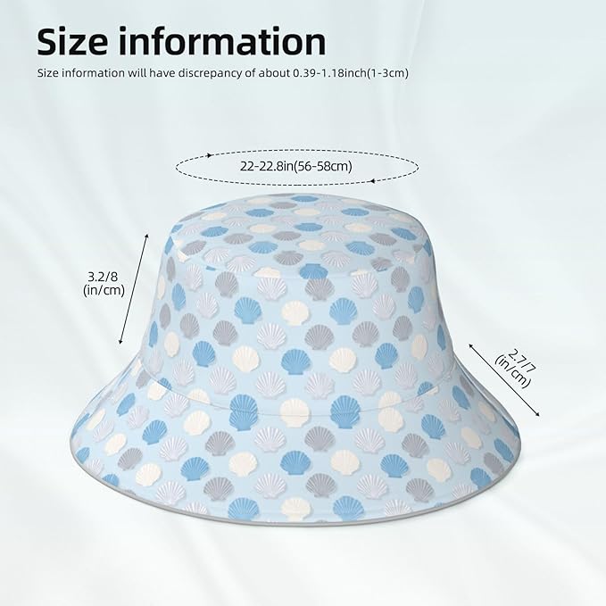 Bucket Hat Double-Side-Wear Reversible Sun Hat Beach Travel Hiking for Women Men