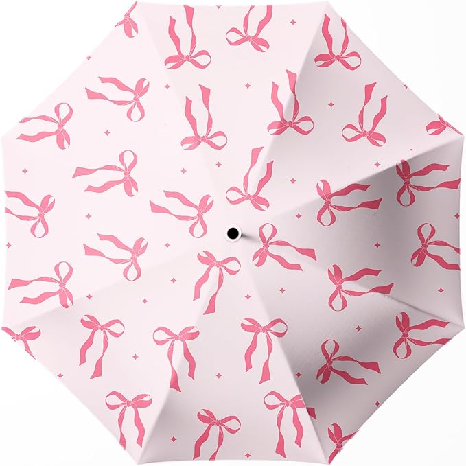 Small Compact Travel Automatic Folding Umbrella for Women, Portable Lightweight, Rain, Wind, UV Sun Shade