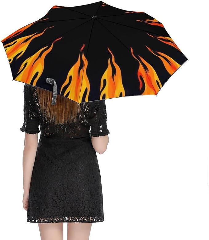 Fashion 3 Fold Sunny Rain Sunscreen Umbrella Portable Automatic Umbrella