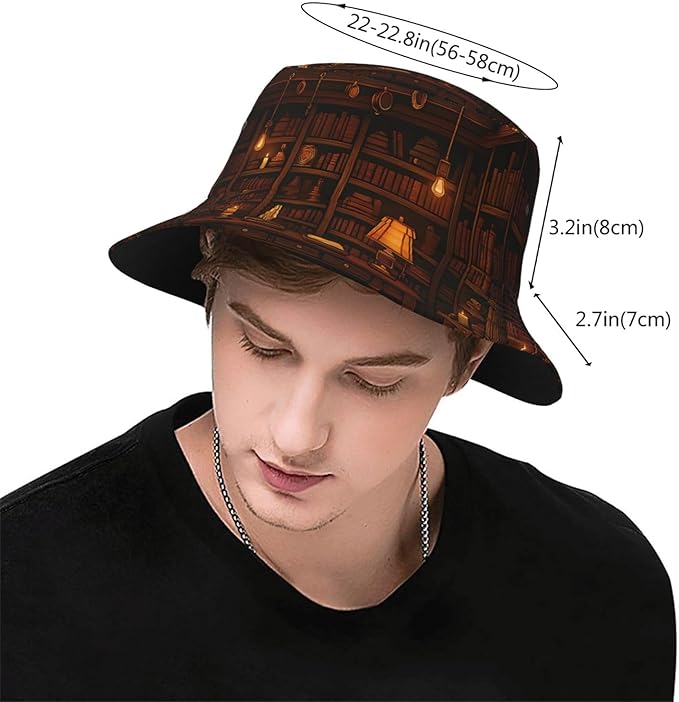 Vintage Clovers Bucket Hat Novelty Sun Hats Trendy Fisherman Cap for Men and Women