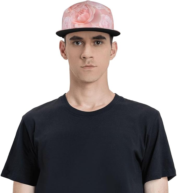 Rose Baseball Cap Adjustable Flower Baseball Caps Womens Hat Rose Flower Baseball Hats for Women Outdoor