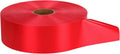 Syhood Outdoor Leaf Ribbon Floral Satin Ribbon for Crafts Aspidistra Waterproof Holiday Outdoor Decoration (4 Inch X 786 Yards,Red)