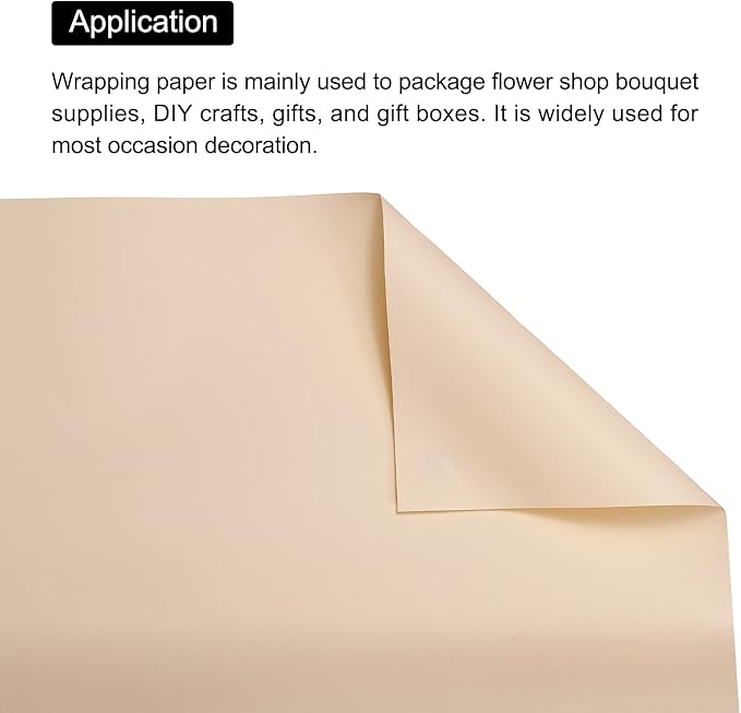 MECCANIXITY 10 Pcs Flower Wrapping Paper 22.8x22.8 Inch Waterproof Florists Wrapping Paper for Florist Bouquet Supplies, DIY Crafts, Gift/Gift Box Packaging Light Gray