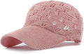 FASHIXD Knit Mesh Baseball Cap for Women - Breathable Summer Trucker Hat